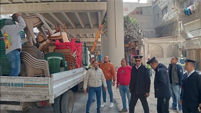 محافظة الجيزة: حملة مكبرة لإزالة المخالفات والإشغالات بالعمرانية| صور