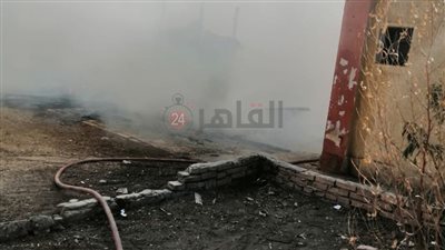 السيطرة على حريق مخزن أخشاب في مدرسة طامية الصناعية بالفيوم