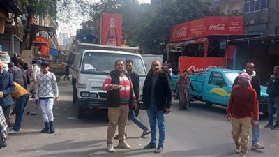 محافظة الجيزة تشن حملة مكبرة لإزالة المخالفات والإشغالات بإمبابة| صور