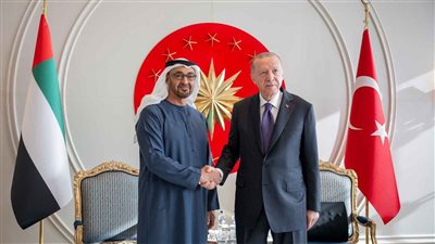 بن زايد وأردوغان يبحثان تطورات الأوضاع في المنطقة.. ويؤكدان أهمية ضمان وحدة سوريا