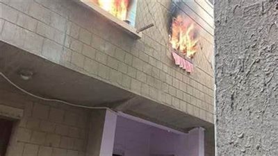 إصابة سيدة إثر حريق نشب في منزل بقنا