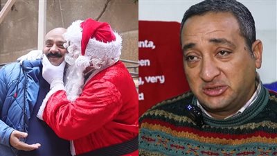 بحب أفرّح الناس.. عم فرحان يرتدي ملابس بابا نويل لإسعاد الصغار: بقالي 18 سنة بوزع هدايا في الشارع