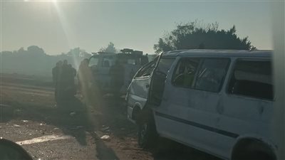 الإطار انفجر.. نقل 14 فتاة لمستشفى الباجور بعد إصابتهن في حادث بالمنوفية