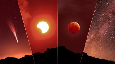 خسوفان كليان وأكبر حلقة للشمس.. ظواهر فلكية بارزة في 2025 