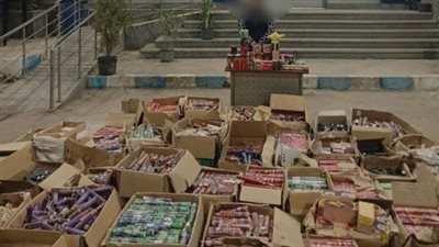 القبض على مندوب مبيعات بتهمة الإتجار في الألعاب النارية بالشرقية