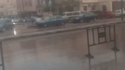 سقوط أمطار خفيفة ومتوسطة على مطروح صباح اليوم 