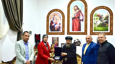 مسئولو أجهزة المدن الجديدة يزورون عددا من الكنائس بمدنهم لتقديم التهنئة بعيد الميلاد المجيد