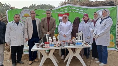 محافظ الجيزة: تحصين 168 آلاف رأس ماشية للحفاظ على الثروة الحيوانية| صور