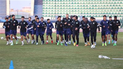 المصري يستأنف تدريباته استعدادًا لمواجهة إنيمبا النيجيري