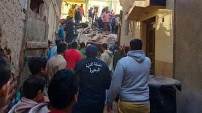 ننشر أسماء مصابي وضحية انهيار منزل في إدكو بالبحيرة