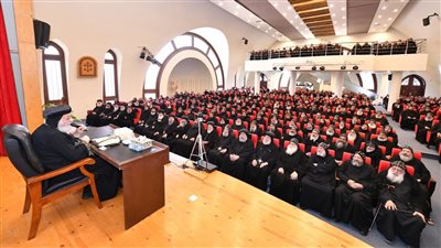 البابا تواضروس يستقبل رهبان الأديرة بمناسبة عيد الميلاد