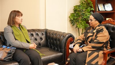 الأمم المتحدة تبحث مع القومي للمرأة استمرار الشراكة وملف تمكين السيدات 