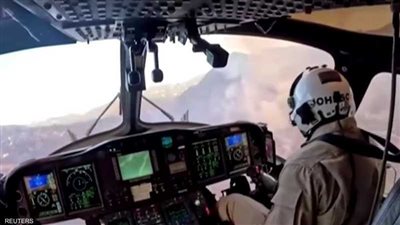 فيديو لـ طيارين يوثقان إطفاء حرائق لوس أنجلوس يثير إعجاب مواقع التواصل