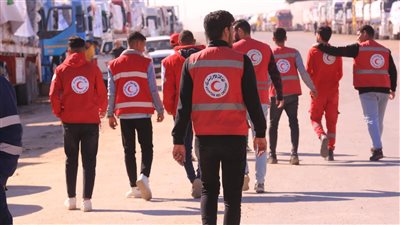 الهلال الأحمر المصري: إطلاق جسر بري من المساعدات يحمل الخير من كل ربوع مصر لأهالي غزة