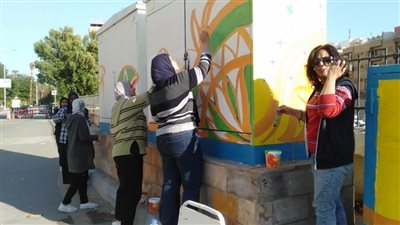 تطوير وتجميل الأكشاك الكهربائية لتعزيز الهوية البصرية بالأقصر