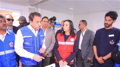 وزيرا الصحة والتضامن يتفقدان مستشفى الشيخ زويد المركزي في شمال سيناء| صور