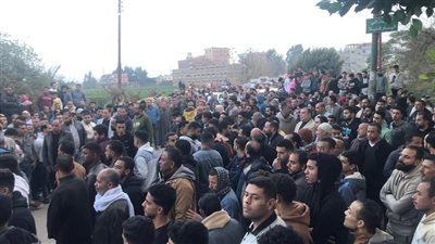 مات في مشاجرة.. المئات بالمنوفية يشيعون جنازة قتيل سبك الضحاك| صور 