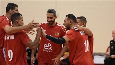 الأهلي يفوز على الشرطة العراقي في البطولة العربية للكرة الطائرة