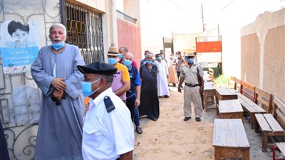 إصابة ضابط بهبوط عام بلجنة انتخابات إعادة الشيوخ بكفر الشيخ