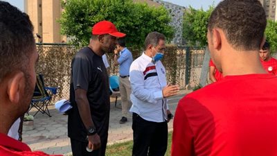 محمود سعد يطالب لاعبي منتخب الشباب بالروح القتالية