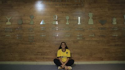 أندية وادي دجلة تفتتح ملعب بطلة الإسكواش رنيم الوليلي