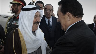 أسرة مبارك تنعى أمير الكويت (صورة)