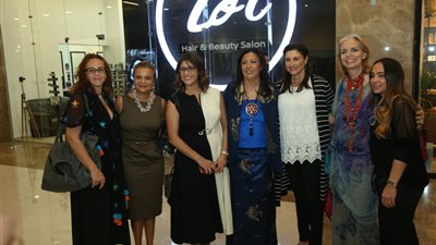 بشرى ومحمد ورمزي العدل وأمير رمسيس في معرض ريهام العدل بالشيخ زايد (صور)