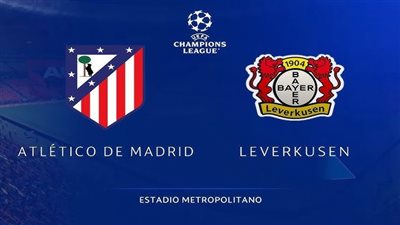 التشكيل الرسمي لمباراة أتلتيكو مدريد وباير ليفركوزن في دوري أبطال أوروبا 