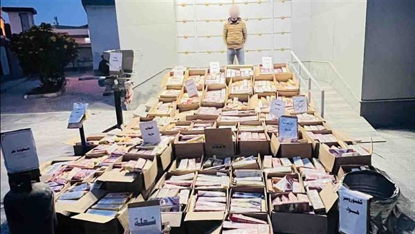 المتهم والمضبوطات