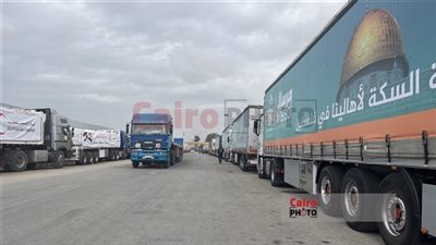 دخول 120 شاحنة مساعدات لمعبري العوجة وكرم أبو سالم تمهيدًا لدخولها غزة