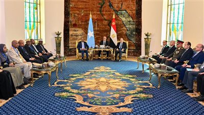 السيسي: مشاركة قواتنا في بعثة الاتحاد الإفريقي بالصومال لتحقيق الأمن والاستقرار.. ولا تهدف إلى تهديد أي دولة