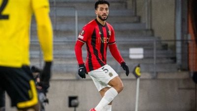 عودة محمد عبد المنعم لقائمة نيس أمام أنجيه في الدوري الفرنسي
