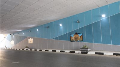 محافظة القاهرة: إنهاء أعمال تطوير ورفع كفاءة نفق القطامية | صور