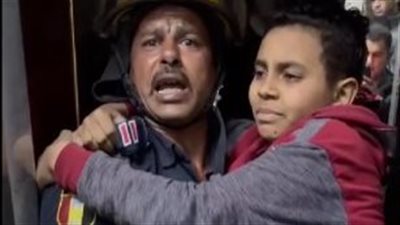 في لفتة إنسانية.. الحماية المدنية تنجح في إنقاذ صغير تم احتجازه داخل مصعد بالفيوم