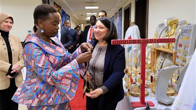 السيدة الأولى لجمهورية كينيا تزور مقر التضامن بالعاصمة الإدارية | صور