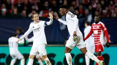 ريال مدريد يفوز على بريست بدوري أبطال أوروبا 