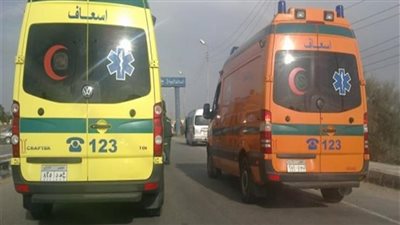 بسب السرعة الزائدة.. إصابة 14 شخصًا في تصادم سيارتين بالمنيا | بث مباشر