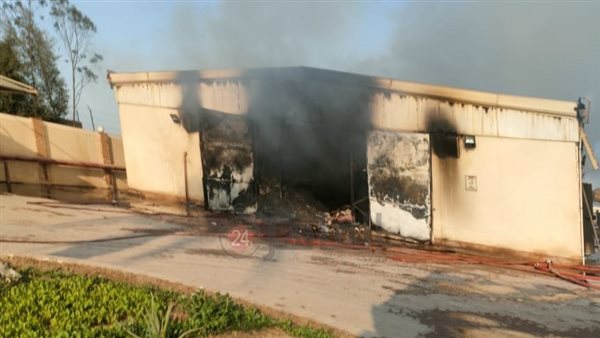 جانب من الحريق 