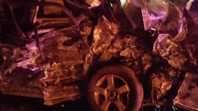 مصرع سيدة في حادث انقلاب سيارة ملاكي على طريق الفيوم الصحراوي