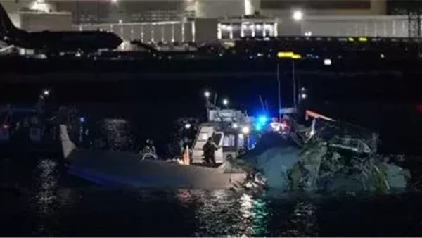 تحطم طائرة واشنطن