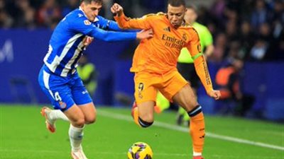 نتيجة مباراة ريال مدريد وإسبانيول في الدوري الإسباني.. الميرنجي يخسر بهدف