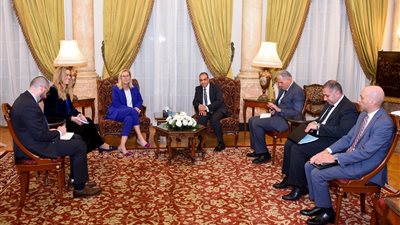 وزير الخارجية يستقبل كبيرة منسقي الأمم المتحدة للشئون الإنسانية وإعادة الإعمار في غزة 