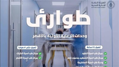 تمديد خدمات الطوارئ وجلسات التنفس للأطفال بمركزي الكرنك والأقصر حتى منتصف الليل