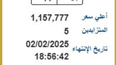 سعرها 1.1 مليون جنيه.. 5 أشخاص يتزايدون على لوحة مرور مميزة تحمل حروف م ر 11
