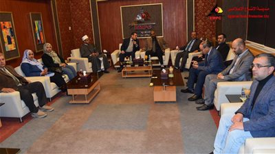 وفد اتحاد إذاعات وتليفزيونات دول منظمة التعاون الإسلامي يزور مدينة الإنتاج الإعلامي| صور