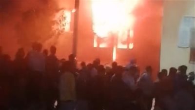 حريق يلتهم عقارا سكنيا في الوادى الجديد