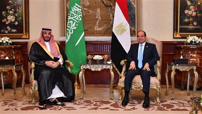 الملك سلمان وولي عهده يتلقيان رسالتين خطيتين من الرئيس السيسي