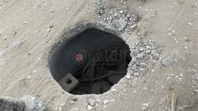 بالوعة دون غطاء تهدد حياة أهالي قرية جردو في الفيوم