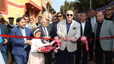 ضمن حياة كريمة.. محافظ بني سويف يفتتح مشروع إعادة تأهيل 80 منزلا بمركز ناصر 