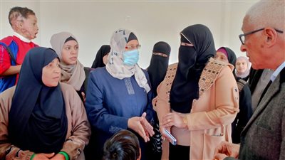 محافظ شمال سيناء يزور الفلسطينيين في مركز استشفاء الشيخ زويد